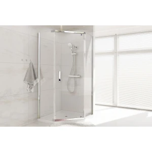 Душевой уголок Royal Bath RB 1180TR-T-CH 80х110х200 (прозрачное)
