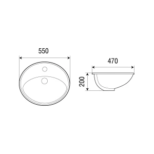 Раковина Weltwasser WW DEILBACH 6002