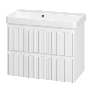 Тумба под раковину Brevita Victory 70 подвесная (белая)