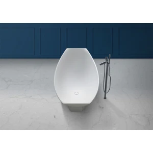 Ванна из искусственного камня ABBER Stein AS9610 180х80 белая матовая