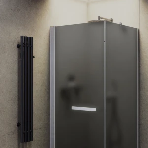 Душевой уголок Maybah Glass на монопетле 100х100 MGY-1349-5 Графит матовый