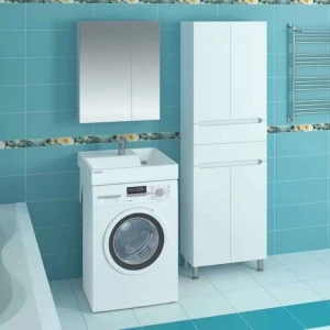 Раковина СанТа Юпитер 60 над стиральной машиной 900116