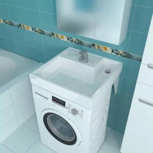 Раковина СанТа Юпитер 60 над стиральной машиной 900116