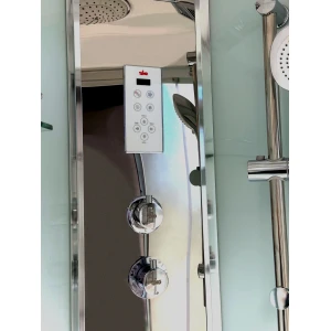 Душевая кабина Timo Comfort T-8801 Clean Glass 100х100х220+турецкая баня хамам+стульчик прозрачный