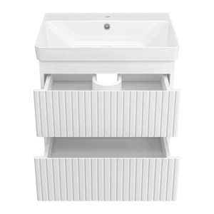 Тумба под раковину Brevita Victory 60 подвесная (белая)