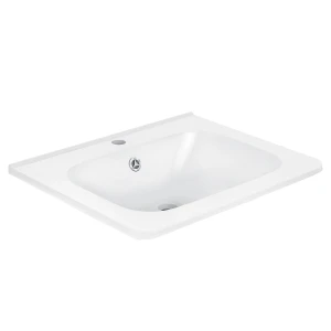 Раковина VсB-2VP600W из искуственного камня, цвет белый