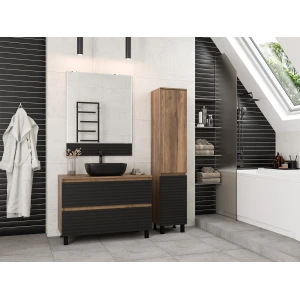 Зеркало Brevita Dakota 80 (черное)