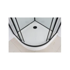 Душевая кабина Frank F408 М Black 80x80 стекло матовое