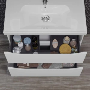 Тумба под раковину Opadiris Элеганс 80, цвет белый матовый