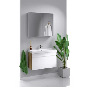 Подвесная тумба под раковину Aqwella Smart 80 дуб балтийский