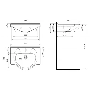 Раковина Santek Байкал 60