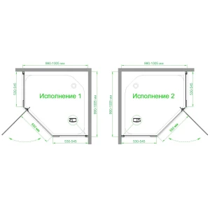 Душевой уголок Royal Bath RB 100TR-T 100х100х200 (прозрачное)