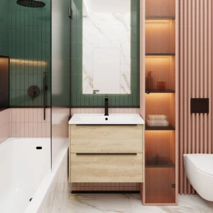 Тумба под раковину La Fenice Tesoro Nebraska 80 натуральный