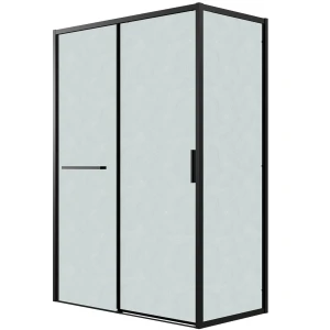 Душевой уголок Grossman Style 120.K33.05.1090.21.02 100х90 черный, шиншилла