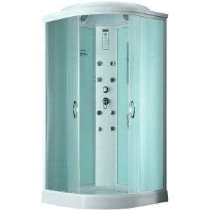 Душевая кабина Timo eco TE-0709 90х90х218, турецкая баня хамам, стульчик прозрачный