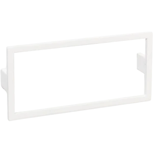 Ручка скоба La Fenice Cubo Bianco белая 80 мм., два ящика