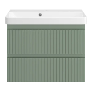 Тумба под раковину Brevita Victory 70 подвесная (зеленая)