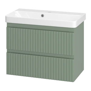Тумба под раковину Brevita Victory 70 подвесная (зеленая)