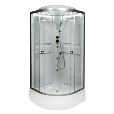 Душевая кабина AvaCan L 580 80х80 с гидромассажем и LED подсветкой