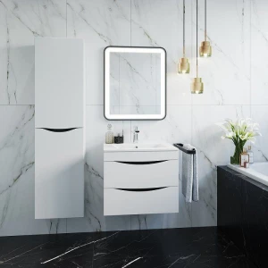 Тумба с раковиной IDDIS Cloud 80 подвесная, белая CLO80W0i95K