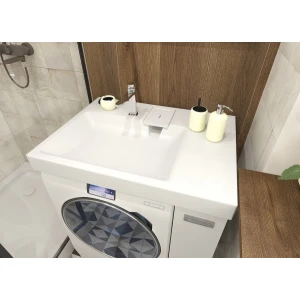 Тумба с раковиной Эстет Riga Luxe 80 R белая