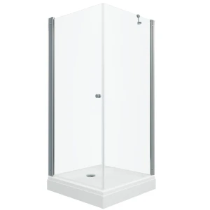 Душевой уголок Triton Форта-Хром 90х90 стекло прозрачное
