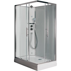 Душевая кабина Timo Premium ILMA 102 L с крышей, хамам и стульчиком 120х80х222