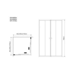 Душевой уголок Grossman Solis GR-9090So 90х90