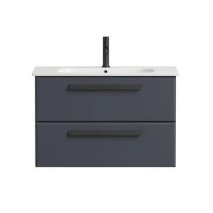 Тумба под раковину подвесная CEZARES Eco-Cer 80, ECO-CER-800-2C-SO-GR-P Grafito