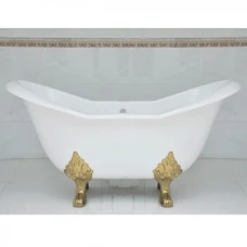 Чугунная ванна Magliezza Julietta 183x78 ножки золото