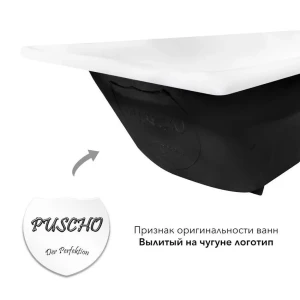Чугунная ванна Puscho Jessen 180x75