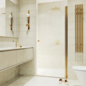 Душевая дверь в нишу Maybah Glass на монопетле 80х198 MGD-808-3 Сатин