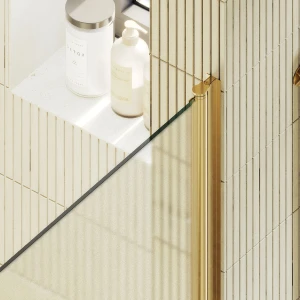 Душевая дверь в нишу Maybah Glass на монопетле 80х198 MGD-808-3 Сатин