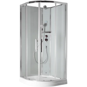 Душевая кабина Timo Premium ILMA 909 с крышей, хамам и стульчиком90х90х222