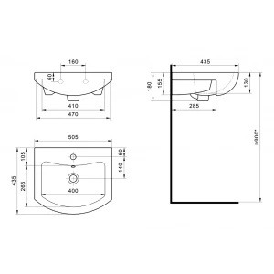 Раковина Santek Балтика 50
