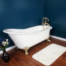 Чугунная ванна Magliezza Gracia 170x76 ножки золото