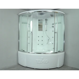 Душевая кабина Timo Lux T-7755 150х150х230, турецкая баня хамам