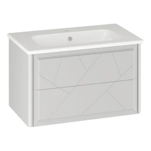Тумба под раковину Opadiris Луиджи 80 подвесная, цвет белый матовый