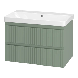 Тумба под раковину Brevita Victory 80 подвесная (зеленая)