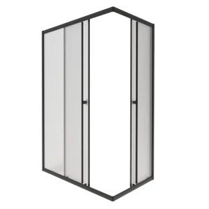 Душевое ограждение Triton Вента-Блэк-Вельвет 120х80