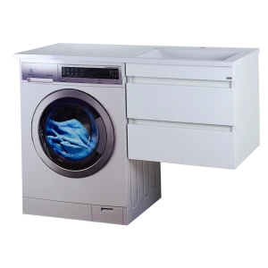 Тумба под раковину Misty Фостер 55 с 2 ящиками под стиральную машину подвесная