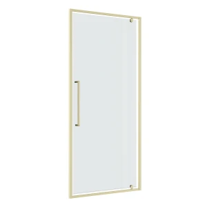 Дверь в нишу Niagara Nova NG-45-8ASG 80х195 золото сатин, стекло прозрачное
