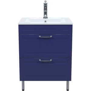 Тумба с раковиной IDDIS Oxford 60 напольная, синий OXF60N0i95K