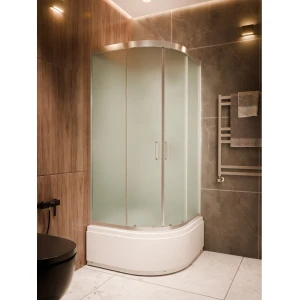 Душевая кабина Frank F409/2 М Brilliant 90x90 Б/К, стекло матовое