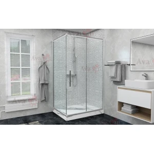 Душевой уголок AvaCan FС 120-140  + SС100 (120-140)х100