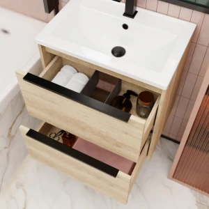 Тумба под раковину La Fenice Tesoro Nebraska 60 натуральный