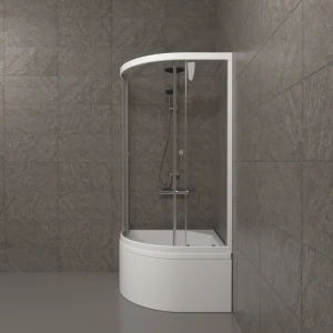 Душевой уголок Triton Ультра Б 90х90 стекло прозрачное