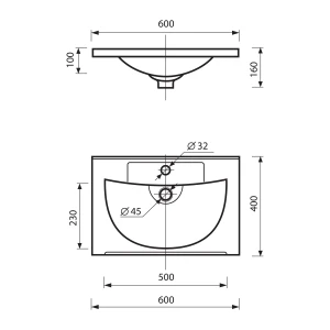 Раковина Misty EVVA 60