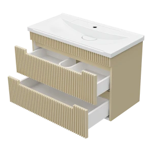 Тумба под раковину Brevita Ariana 80 подвесная (капучино)