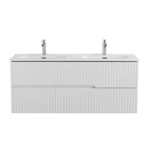Тумба под раковину подвесная CEZARES Duet-N 120, DUET-N-1200-2C-SO-2-BL